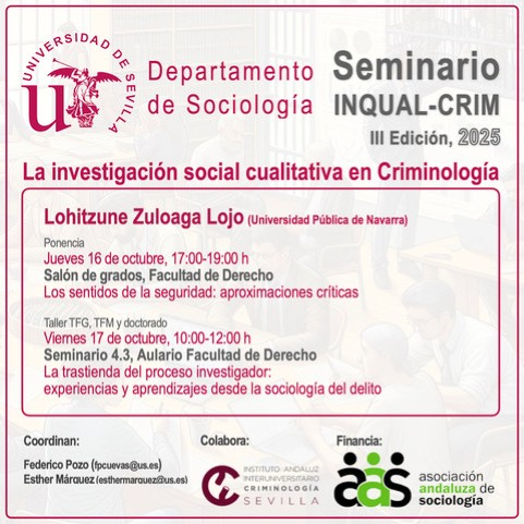 SEMINARIO INQUAL - CRIM, III EDICIÓN, 2025